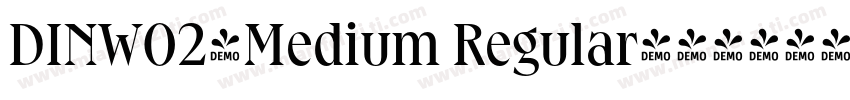 DINW02-Medium Regular字体转换